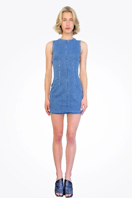 Denim Dress - Blue