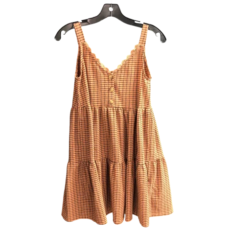 Dress Casual Short By Blu Pepper In Tan, Size: S