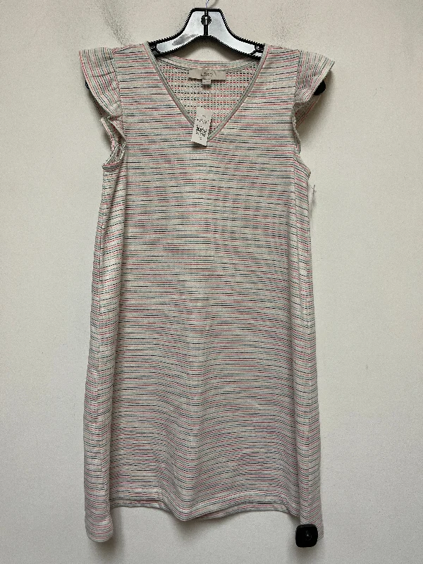 Dress Casual Short By Loft In Striped Pattern, Size: Xs