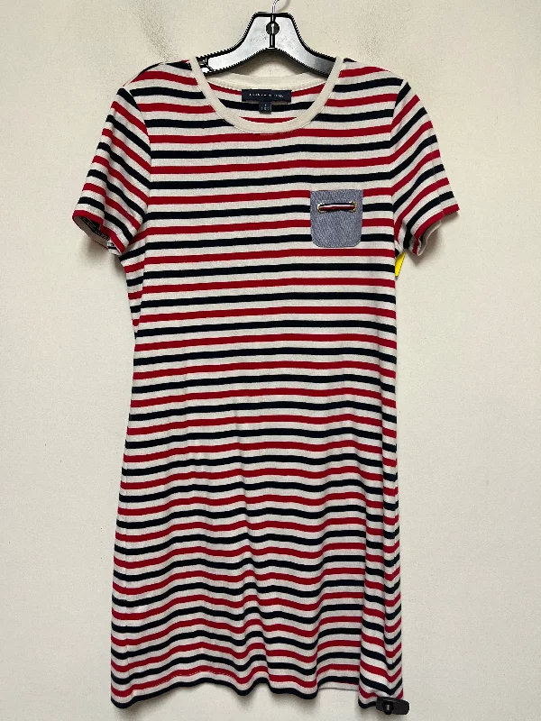 Dress Casual Short By Tommy Hilfiger In Striped Pattern, Size: M