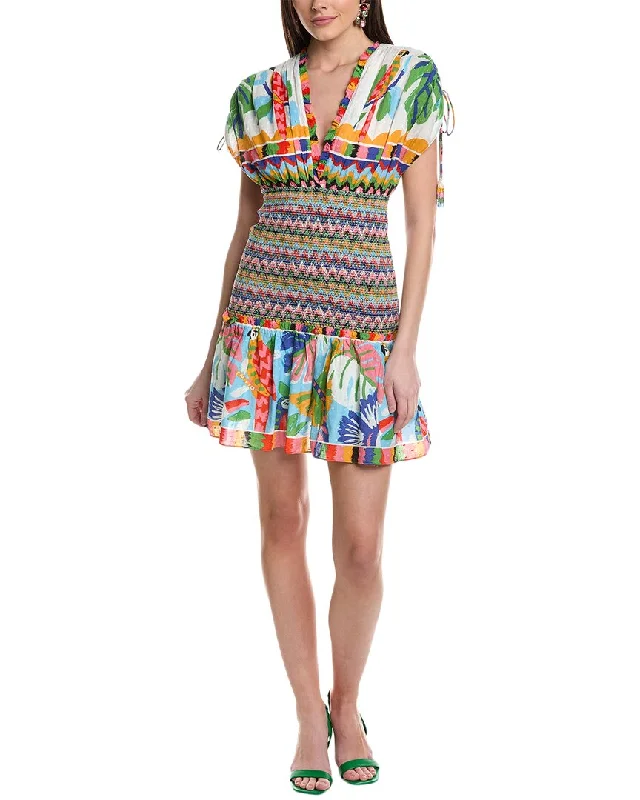 FARM Rio Colorful Forest Mini Dress