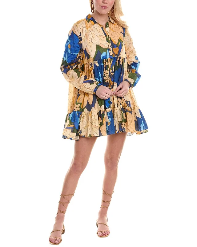 FARM Rio Mandacaru Floral Hilma Mini Dress