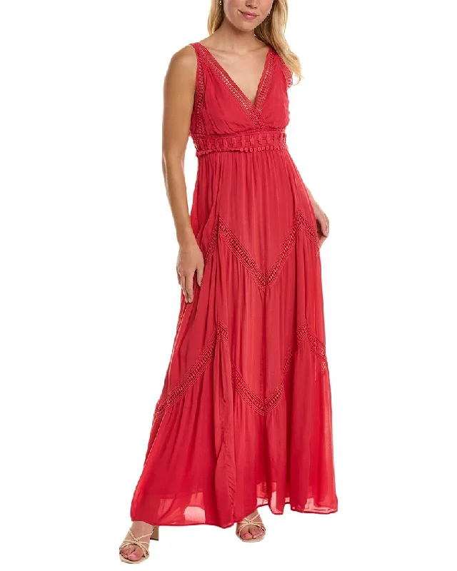 Max Studio Gauze Maxi Dress