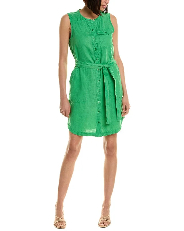 Michael Stars Brady Utility Linen Mini Dress