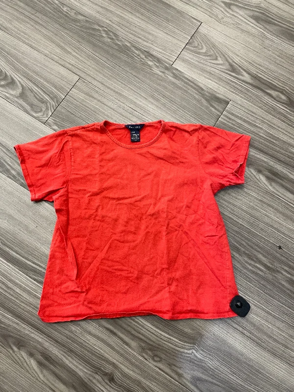 Top Short Sleeve By Clothes Mentor In Red, Size: M