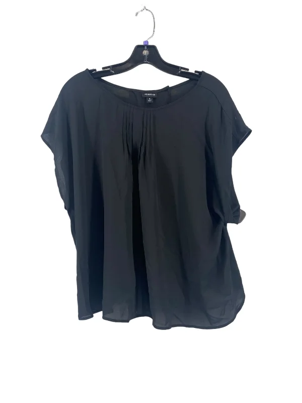 Top Short Sleeve By Torrid In Black, Size: 1