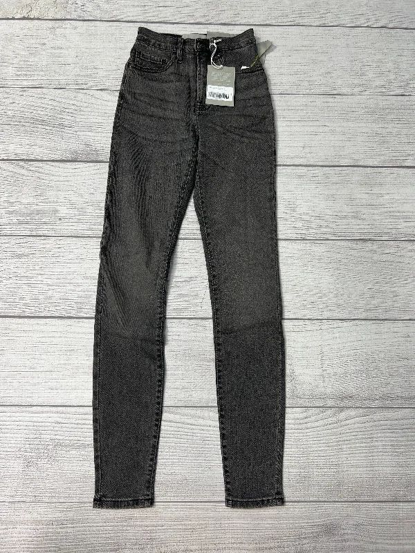 Jeans Skinny By Everlane In Grey, Size: 23Tall