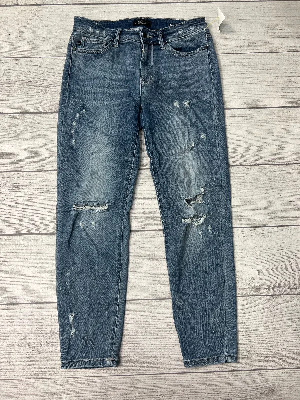 Jeans Straight By Judy Blue In Blue, Size: 10