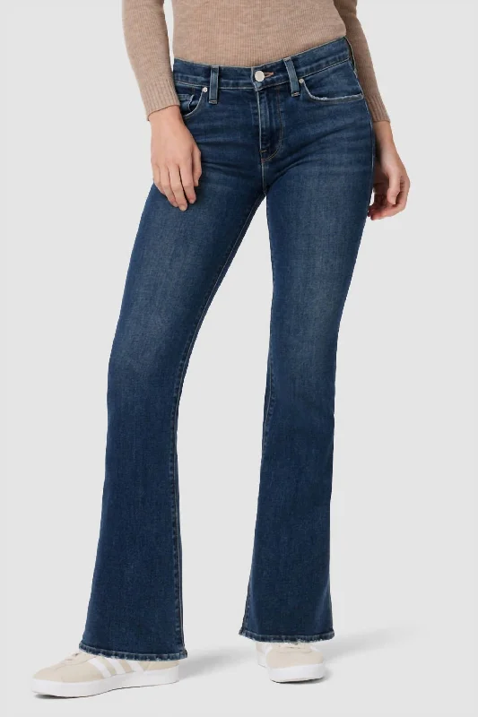 Nico Mid-Rise Bootcut Barefoot Jean In Message