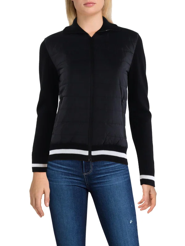 Womens Quilted Lightweight Windbreaker Jacket