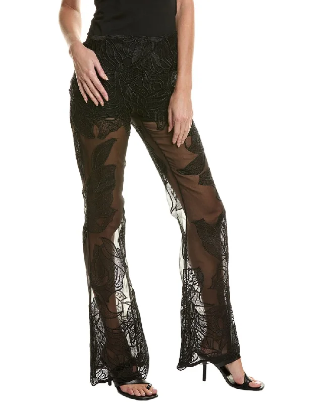 Alberta Ferretti Silk-Lined Trouser