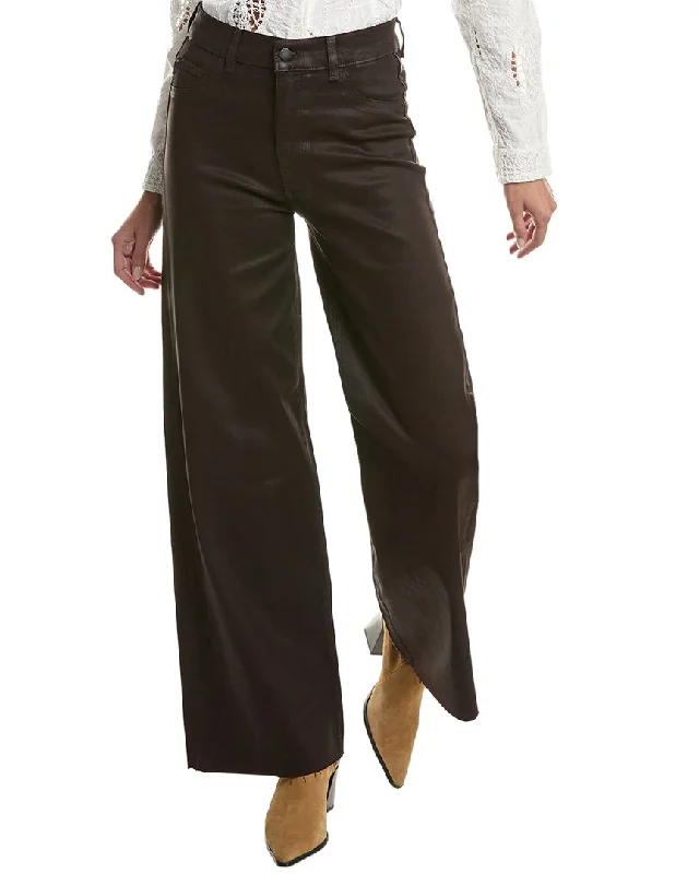 DL1961 Hepburn Dark Mocha Wide Leg Jean