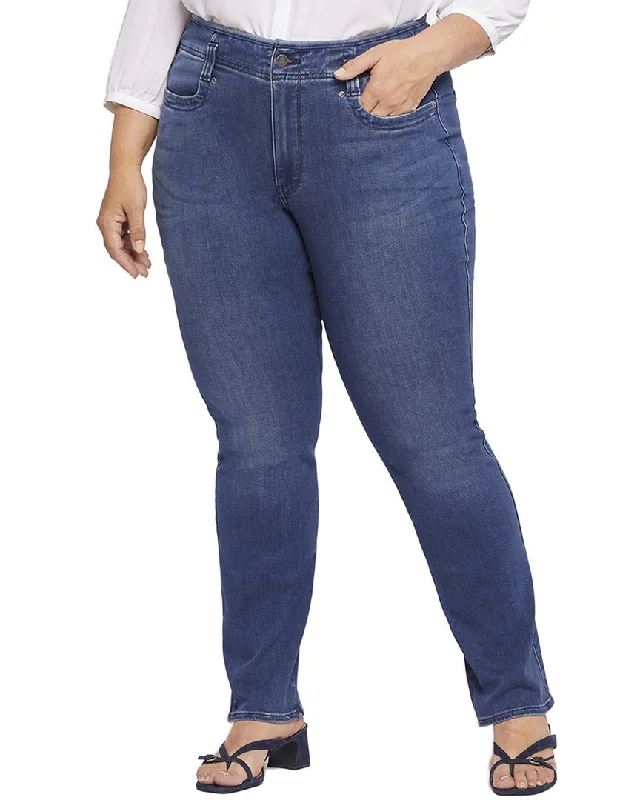 NYDJ Plus Marilyn Rendezvous Straight Leg Jean